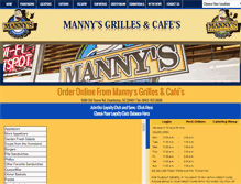 Tablet Screenshot of charleston.mannysgrills.com